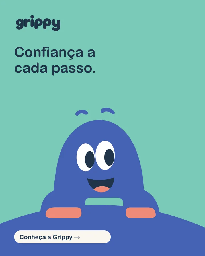 GRIPPY social post 01 — Portuguese